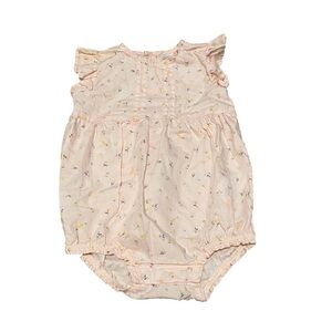 4/$20 Carters 12 m Romper Toddler Baby Girl Summer Spring Outfit Floral 1yr 🛑